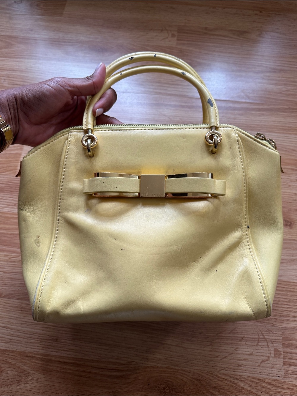 Ted Baker Yellow Satchel 💛
